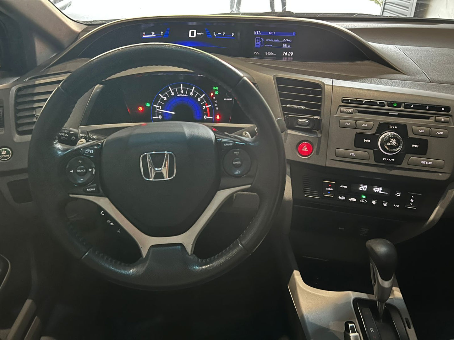HONDA CIVIC 2.0 LXR 16V FLEX 4P AUTOMÁTICO